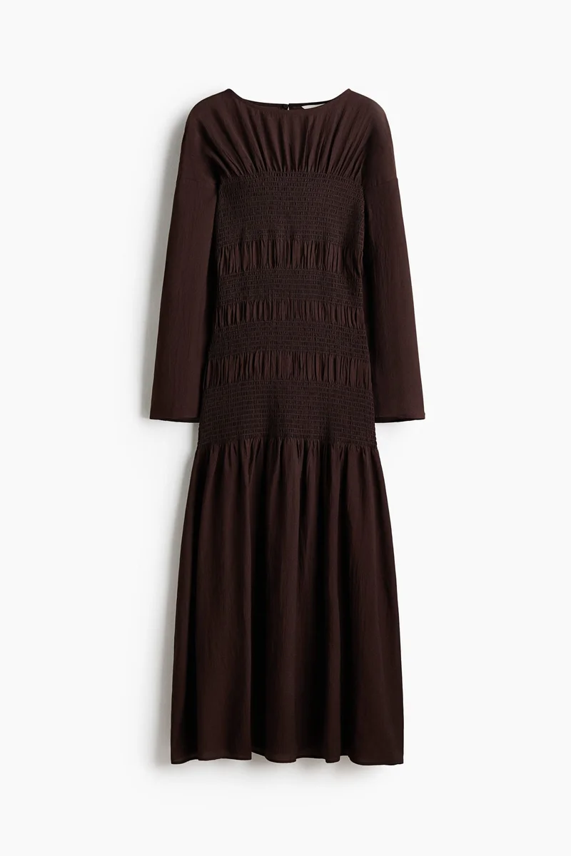 اتش اند ام فستان من نسيج مرن